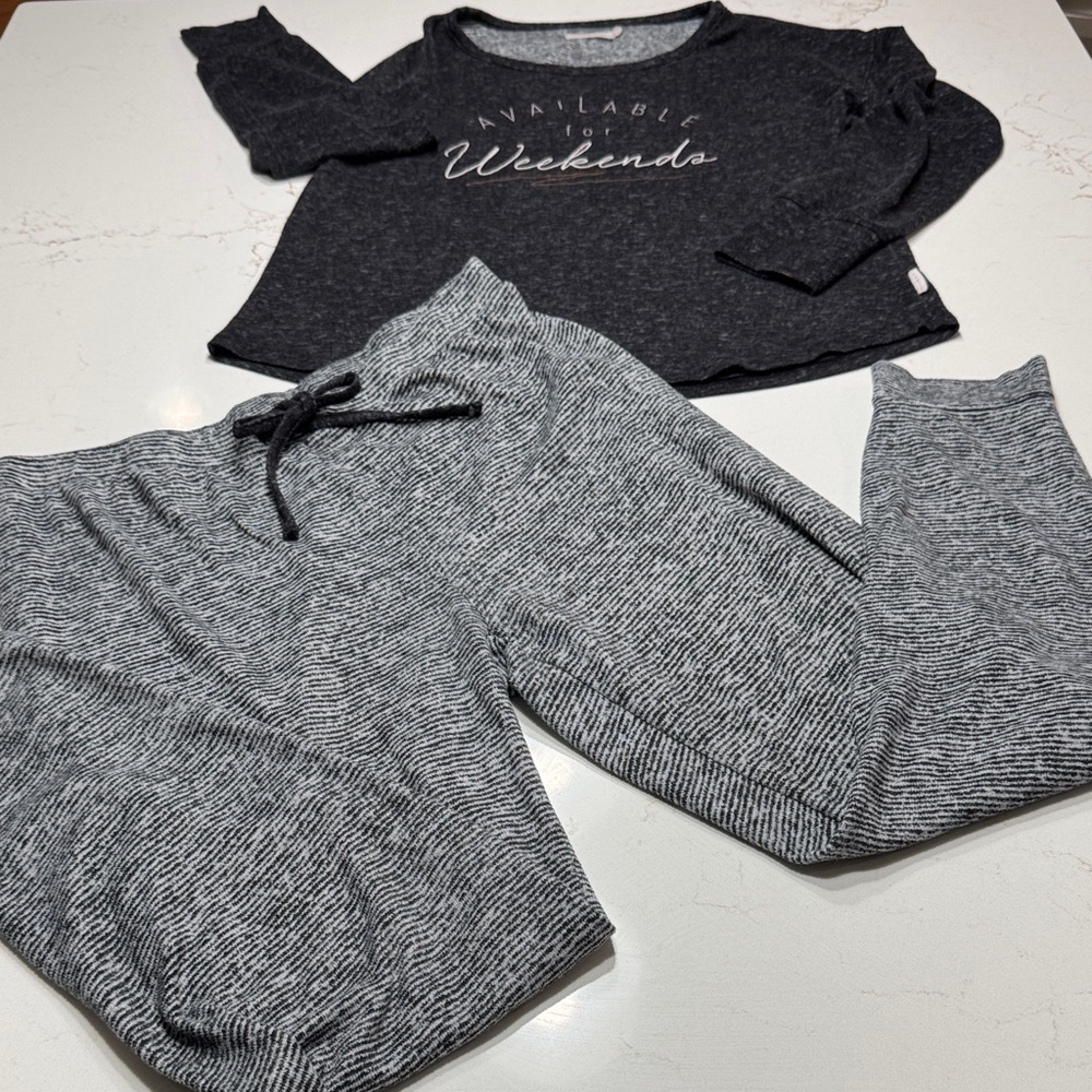 Danskin Gray Weekend Lounge Set Size M